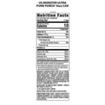 Monster Energy Ultra Punk Punch Energy Drink -16 fl oz: Low Calorie, Diet, Caffeinated - Image 3