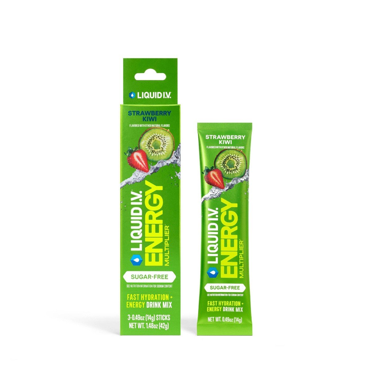 GUEST_882a09b7-69fe-4ec0-aef3-0502fcb8d946.jpg Liquid I.V. Sugar Free Energy Multiplier - Strawberry Kiwi - 3ct: Powdered Electrolyte Drinks, Caffeinated - Image 1