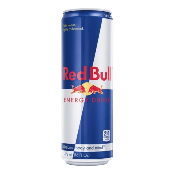 Red Bull Energy Drink - 16 fl oz: Caffeinated, Low Fat, Flavored