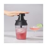Host 20 oz Cocktail Spinner with Built-in Strainer & Drip Free Pour Spout, Drink Mixer for Cocktails, Mocktails, Home Bar, Birthday Gifts, Black - Image 2