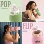 Ello Pop & Fill 18oz Stainless Steel Water Bottle Strawberry 3D Print - Image 6