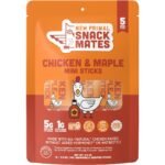 The New Primal Snack Mates Chicken & Maple Mini Meat Sticks - 2.5oz/5ct: Certified Gluten-Free, 5g Protein