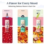 Juni Peach Sparkling Tea Beverage - 12 fl oz: Caffeinated - Image 6