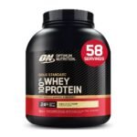 Optimum Nutrition Gold Standard 100% Whey Protein Powder - Vanilla Ice Cream - 58 Servings - 3.96lbs
