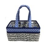 Bacati - Elephants Blue/Gray Storage Caddy - Image 3