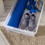 IRIS 40qt Underbed Plastic Storage Container with Lid Clear: Stackable, Transparent, Built-In Handles - Image 6