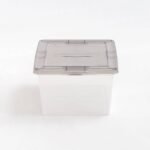 IRIS 17qt Snap Top Plastic Storage Bin: Clear, Stackable & Portable Utility Storage Tubs with Lid, 17.5"x12"x7" - Image 6