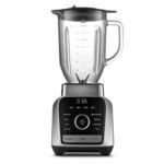 Gourmia Digital Blender with 8 Total Blend Programs, 4 Speeds & Round-Plated Tamper Gray: 1250W, Crushes Ice, Smoothie Maker - Image 3