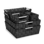 Sorbus 9 Piece Variety Size Hand-Woven Storage Baskets - for Home & Closet Organization - Image 6