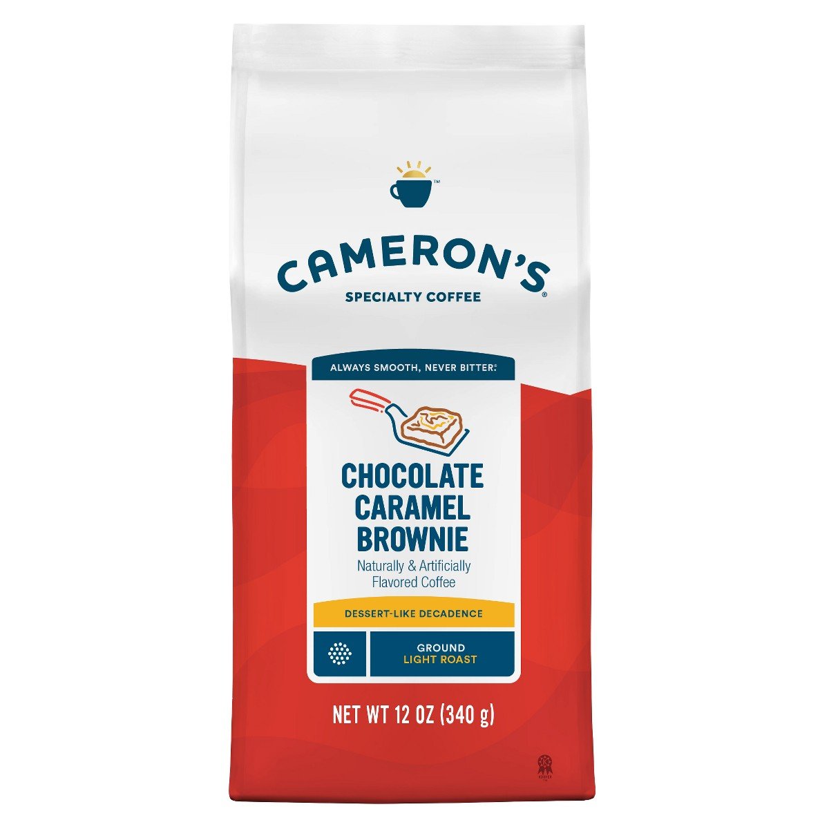 GUEST_8c18c36b-200f-453f-be59-f104ac15d373.jpg Cameron's Chocolate Caramel Brownie Light Roast Ground Coffee - 12oz - Image 1
