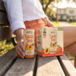 Raw Tea Sparkling Black Tea with Peach Juice - 4pk/34 fl oz - Image 3