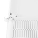 Simplify 2pk Slide and Stack Shelf Storage Tote Small White: Polypropylene Decorative Bins, 11.4" x 6.5" x 4.5" - Image 6