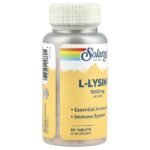 Solaray L-Lysine, 90 Tablets - Image 4