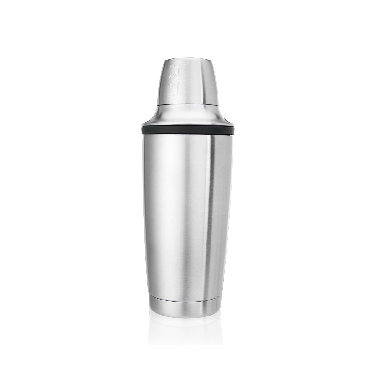 GUEST_8e74e40f-b699-4ea3-839b-c642b2e12443.jpg Innovine 18 oz Double Walled Stainless Steel Cocktail Shaker with Citrus Reamer, Jigger Cap and Built-in Strainer, Home Bar Gifts for Men, Silver - Image 1