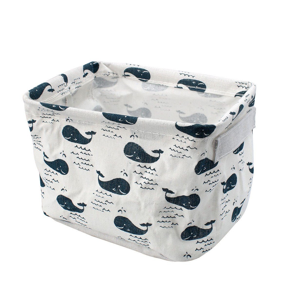 GUEST_8ebc820e-1e52-47fd-a306-261b19953ade.jpg Unique Bargains Fabric Whale Pattern Storage Box Container 1 Pc - Image 1