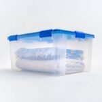 IRIS 60qt WeatherPro Clear Plastic Storage Bin: Stackable, Air Tight, Moisture-Resistant with Latches - Image 6