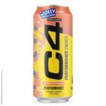 C4 Performance Jolly Rancher Peach Energy Drink, 16 fl oz: Caffeinated