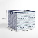 Bacati - Noah Mint/Navy Storage Box Large - Image 2