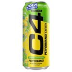 C4 Performance Jolly Rancher Green Apple Energy Drink, 16 fl oz: Caffeinated