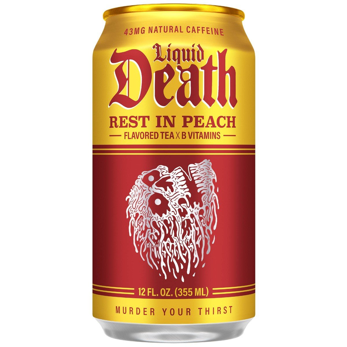GUEST_91242b7e-8db3-4700-882e-796839cb7540.jpg Liquid Death Rest in Peach Tea - 12 fl oz - Image 1