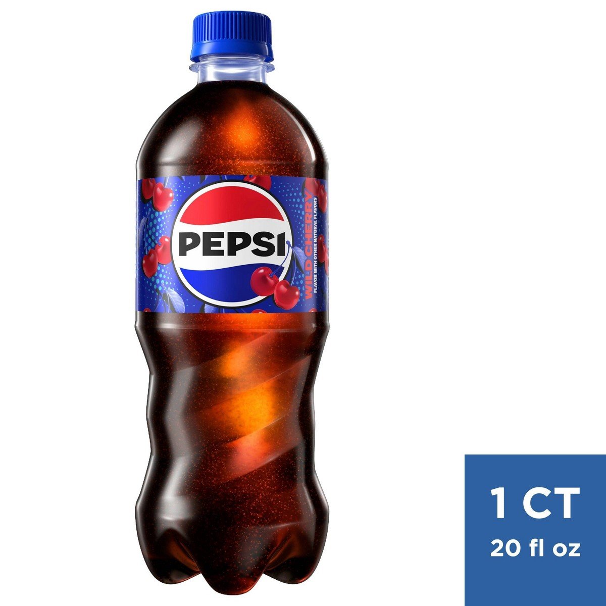 GUEST_9188bf17-e553-4216-be8a-4d18392d8625.jpg Pepsi Wild Cherry Cola Soda- 20 fl oz Bottle - Image 1