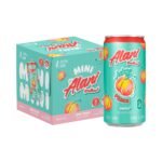 Alani Juicy Peach Energy Drink - 4pk/8.4 fl oz Cans: Caffeinated