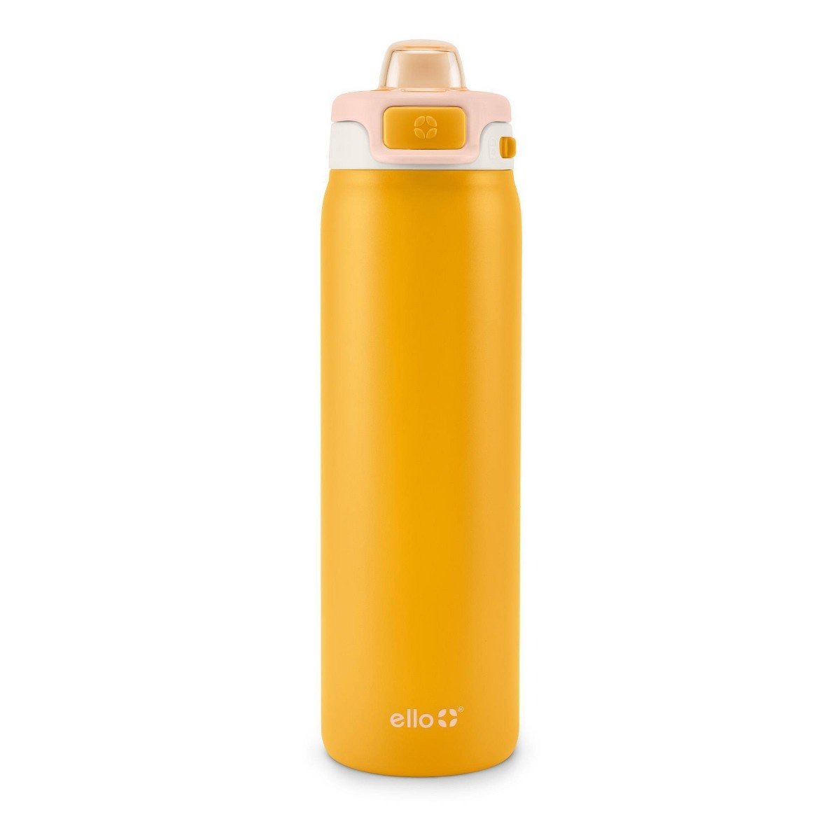 GUEST_91f986cc-8172-4cdf-9cd0-6c99562c64ea.jpg Ello Pop and Fill 22oz Stainless Steel Water Bottle Golden Glow Orange: Double-Wall, Leakproof, Vacuum-Insulated - Image 1