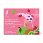 Apple, Strawberry, Kiwi Applesauce with Electrolytes and Vitamin C Pouches - 31.7oz/10ct - Good & Gather™
