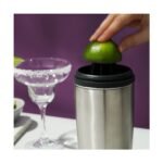 Innovine 18 oz Double Walled Stainless Steel Cocktail Shaker with Citrus Reamer, Jigger Cap and Built-in Strainer, Home Bar Gifts for Men, Silver - Image 5