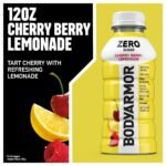 BODYARMOR ZERO Cherry Berry Lemonade - 8pk/12 fl oz Bottles: Non-Caffeinated - Image 6