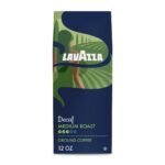 Lavazza Decaf Ground Coffee, Medium Roast, 100% Arabica, 12 oz Bag