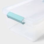 15qt Clear Storage Bin with Latches - Brightroom - Image 3