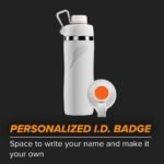 Gatorade 22oz Stainless Steel Twist Cap Water Bottle - Gray: Portable Drinkware, 22oz Capacity - Image 6