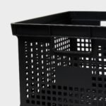 30.6qt Crate Utility Storage Crate Black - Brightroom - Image 3