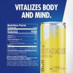 Red Bull Summer Edition Energy Drink - Sudachi Lime - 8.4 fl oz: Low Fat, Caffeinated - Image 2