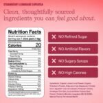 Clevr Hydration Electrolyte Mix with Gut Supporting Probiotics - Strawberry Lemonade, Non-Caffeinated- 0.27oz/6ct - Image 3