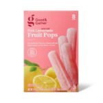 Pink Lemonade Fruit Pops - 8pk/14 fl oz - Good & Gather