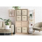 Sorbus 6 Pack 11 Inch Foldable Storage Cubes with Handle- for Organizing Home, Shelves, Nursery, Playroom, Closet and More - Image 4
