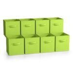 Sorbus 8 Pack 11 Inch Foldable Storage Cubes with Handle- for Organizing Home, Shelves, Nursery, Playroom, Closet and More - Image 14