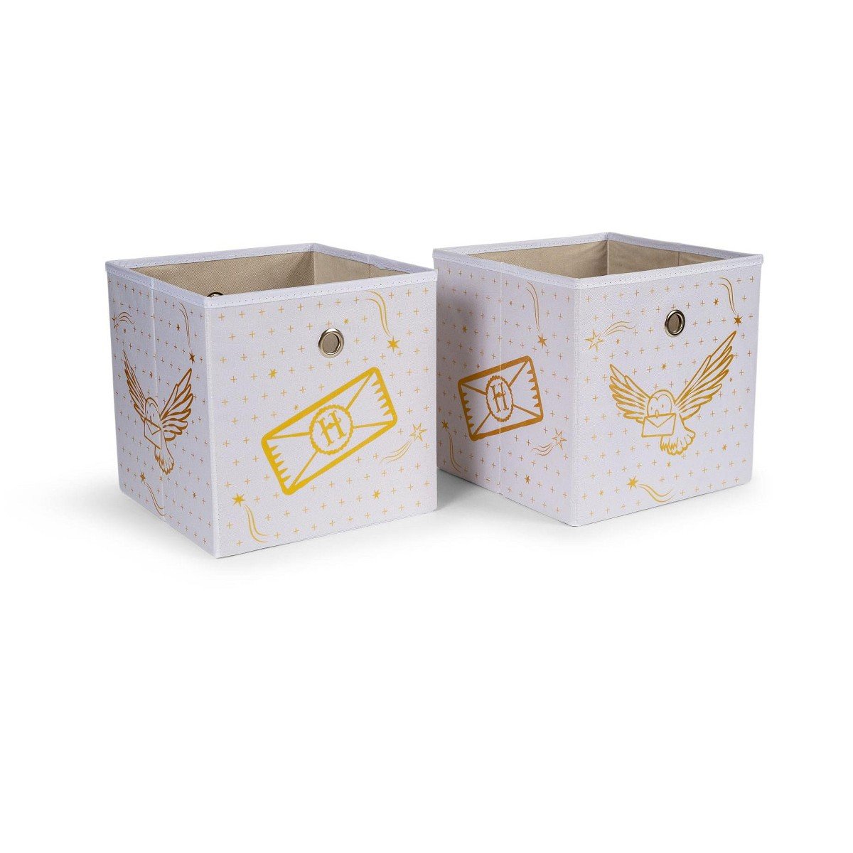 GUEST_99a6a022-49f0-409f-aafe-affb8f7d1d21.jpg Ukonic Harry Potter Hedwig 11-Inch Storage Bin Cube Organizers | Set of 2 - Image 1
