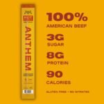 Anthem Snacks Hot Honey Beef Meat Stick - 8g Protein - 1oz/6ct - Image 4