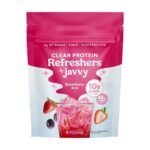 Javvy Strawberry Acai Clear Protein Refreshers - 9.2oz: Caffeinated