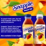 Snapple Zero Sugar Peach Tea - 6pk/16 fl oz Bottles: Gluten-Free, All, Caffeinated - Image 5
