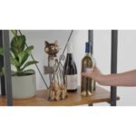 True Wine Barrel Cage Cork Holder, Decorative Metal Cork Storage, Kitchen, Home Decor Display, Gifts for Wine Lovers, Collectors, Holds 220 Wine Corks - Image 2