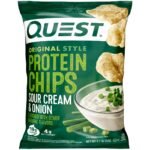 Quest Nutrition Protein Chips - Sour Cream & Onion - 1.1oz: 1 Pack, 19g Protein, Ready to Eat