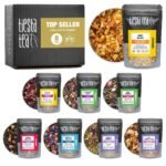 Tiesta Tea Top Seller Sampler, Loose Leaf Tea - 8ct: Caffeinated