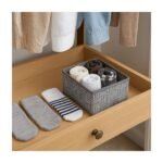 Set of 3 Fabric Foldable Storage Bins, Stylish, Sturdy, Space-Saving and Collapsible Organizers for Home, Office, and Closet - Image 3