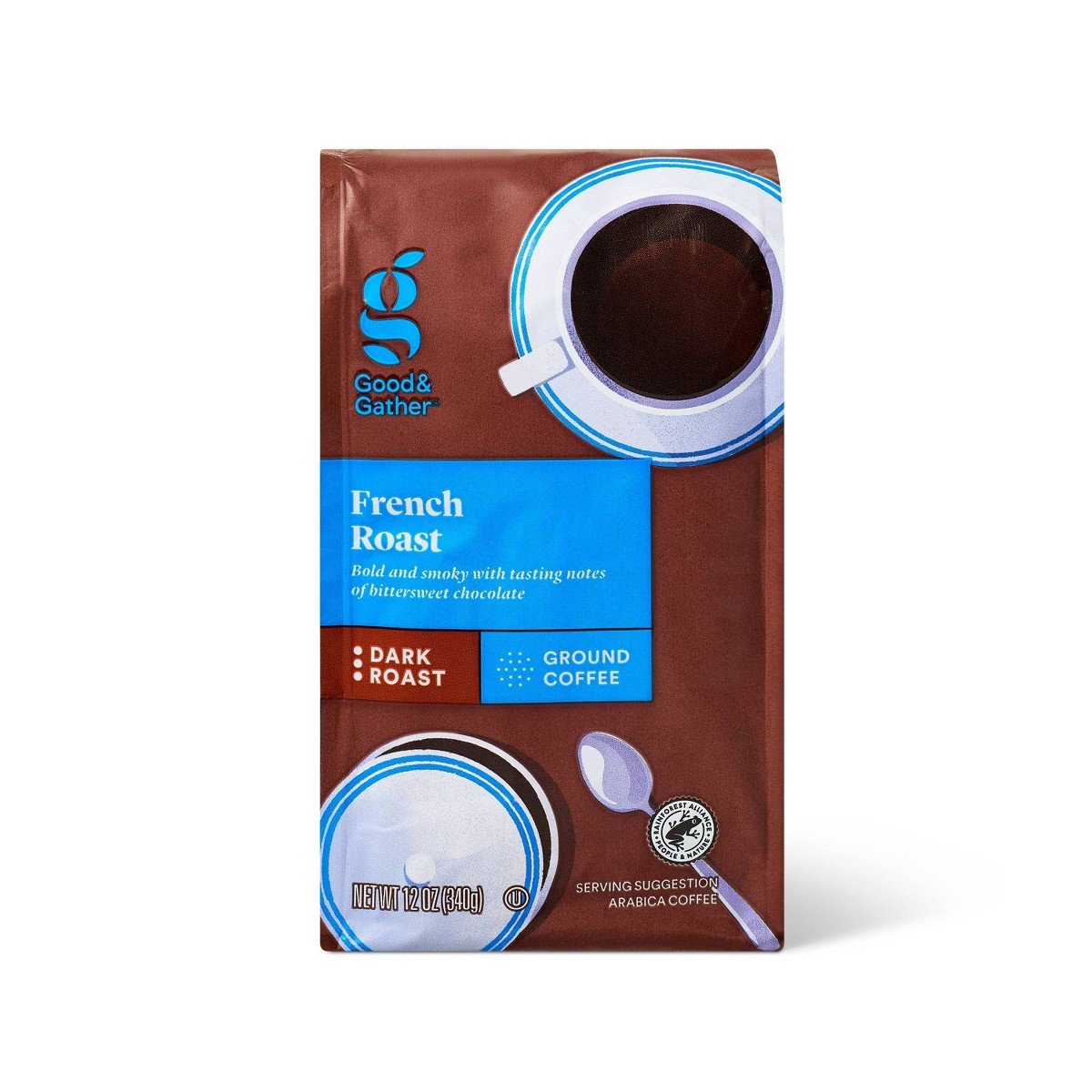GUEST_9dd5adaa-5ce1-4356-811d-a8375785dd97.jpg French Dark Roast Ground Coffee - 12oz - Good & Gatherâ„¢ - Image 1