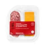 Uncured Genoa Salami and Cheddar Cheese Snacker - 2.5oz - Good & Gatherâ„¢