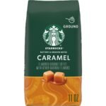 Starbucks Caramel Light Roast Ground Coffee - 11oz: Arabica Beans, No Added Sugar